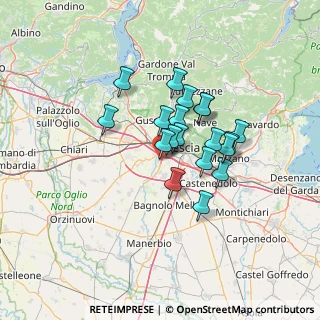 Mappa Via Achille Grandi, 25125 Brescia BS, Italia (10.08105)