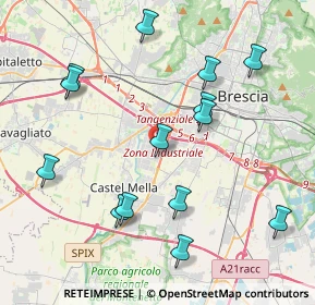 Mappa Via Achille Grandi, 25125 Brescia BS, Italia (4.35143)