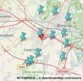 Mappa Via Achille Grandi, 25125 Brescia BS, Italia (4.13417)