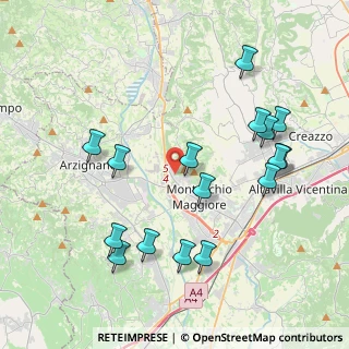 Mappa Via Toscana, 36075 Montecchio Maggiore-Alte Ceccato , Italia (4.31)
