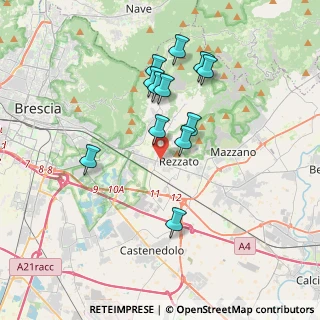 Mappa Via Giovanni XXIII, 25086 Rezzato BS, Italia (3.27083)