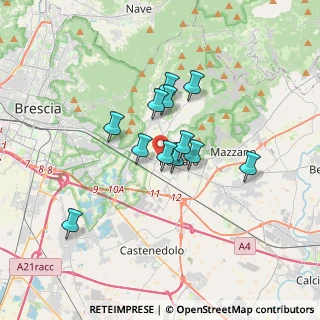 Mappa Via Giovanni XXIII, 25086 Rezzato BS, Italia (2.55667)