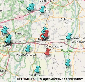 Mappa Piazzale Verdi Giuseppe, 24047 Treviglio BG, Italia (8.948)