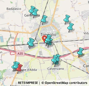 Mappa Piazzale Verdi Giuseppe, 24047 Treviglio BG, Italia (2.15889)