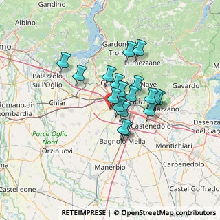 Mappa Via Renolda, 25030 Castel Mella BS, Italia (9.61111)