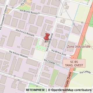 Mappa Via Achille Grandi, 20/L, 25125 Brescia, Brescia (Lombardia)