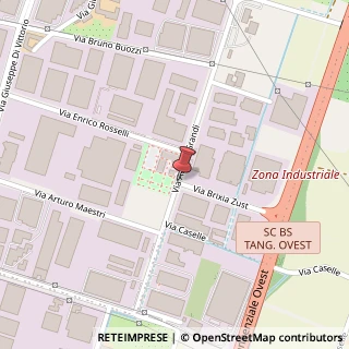 Mappa Via Achille Grandi, 22/B, 25125 Brescia, Brescia (Lombardia)