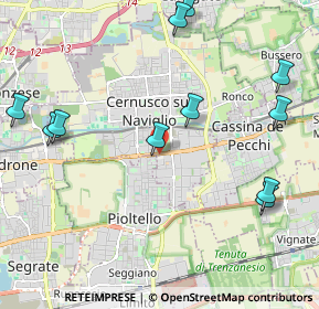 Mappa SS Padana Superiore, 20063 Cernusco sul Naviglio MI (2.53364)