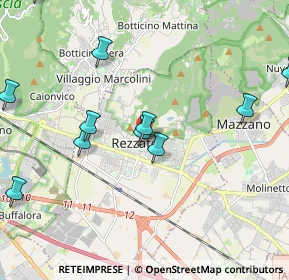 Mappa Via S. Gaetano, 25086 Rezzato BS, Italia (2.50833)