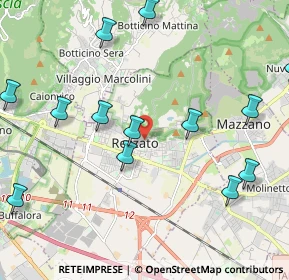 Mappa Via S. Gaetano, 25086 Rezzato BS, Italia (2.51385)