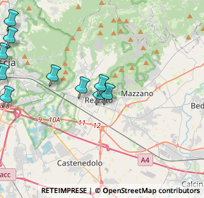 Mappa Via S. Gaetano, 25086 Rezzato BS, Italia (5.3925)