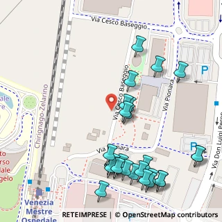Mappa Via Cesco Baseggio, 30100 Venezia VE, Italia (0.15714)