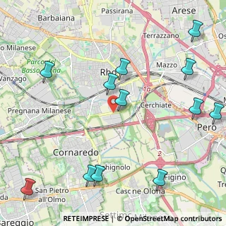 Mappa Via dei Fontanili, 20017 Rho MI, Italia (2.73333)