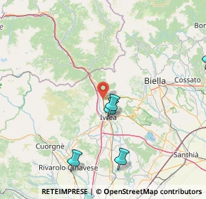 Mappa Via Aosta, 10013 Borgofranco d'Ivrea TO, Italia (30.69545)