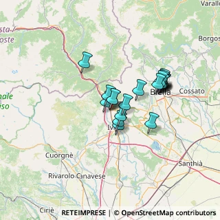 Mappa Via Aosta, 10013 Borgofranco d'Ivrea TO, Italia (10.4975)