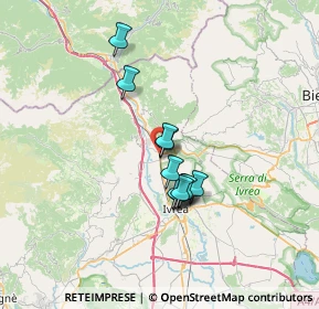 Mappa Via Aosta, 10013 Borgofranco d'Ivrea TO, Italia (5.00091)