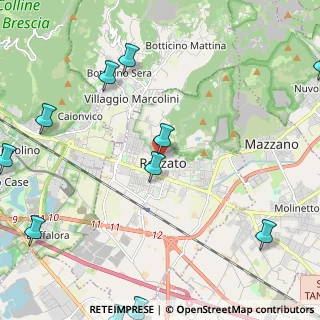 Mappa Vicolo Quadra, 25084 Rezzato BS, Italia (3.20455)