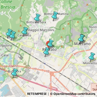 Mappa Vicolo Quadra, 25084 Rezzato BS, Italia (2.62636)