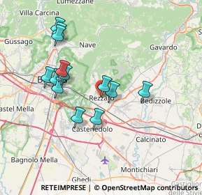 Mappa Vicolo Quadra, 25086 Rezzato BS, Italia (6.80692)