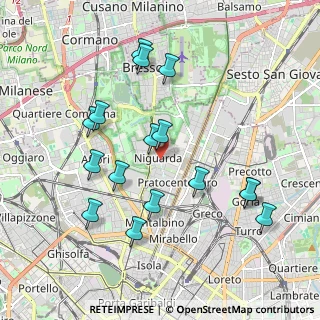 Mappa Via Monte Rotondo, 20162 Milano MI, Italia (1.98)