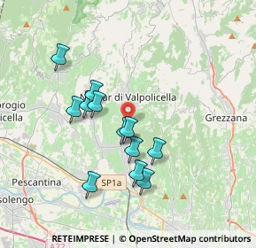 Mappa Via Piazza San Vito, 37024 Negrar VR, Italia (3.1625)