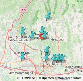 Mappa Via Piazza San Vito, 37024 Negrar VR, Italia (7.26583)