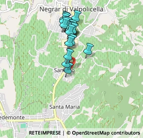 Mappa Via Piazza San Vito, 37024 Negrar VR, Italia (0.8085)