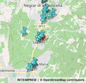 Mappa Via Piazza San Vito, 37024 Negrar VR, Italia (1.053)