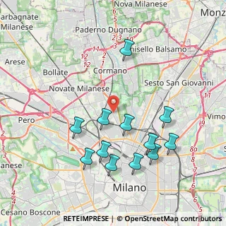 Mappa Via Giuseppe Finzi, 20161 Milano MI, Italia (4.01667)
