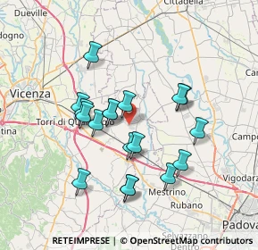 Mappa Via Industriale, 36043 Camisano Vicentino VI, Italia (6.3)
