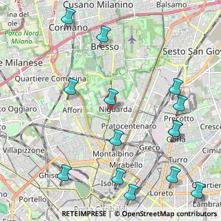 Mappa Via Gian Battista Passerini, 20162 Milano MI, Italia (2.77929)