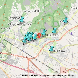 Mappa Via Don Giuseppe Landi, 25086 Rezzato BS, Italia (1.57083)