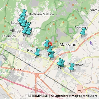 Mappa Via Don Giuseppe Landi, 25086 Rezzato BS, Italia (2.22188)