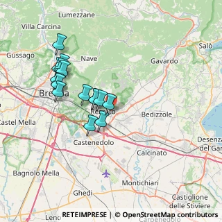 Mappa Via Don Giuseppe Landi, 25086 Rezzato BS, Italia (6.84313)