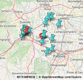 Mappa Via Antonio Meucci, 36043 Camisano Vicentino VI, Italia (11.4595)
