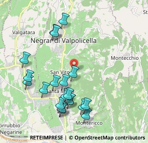 Mappa Via Ca' Coatto, 37024 Negrar di Valpolicella VR, Italia (2.105)