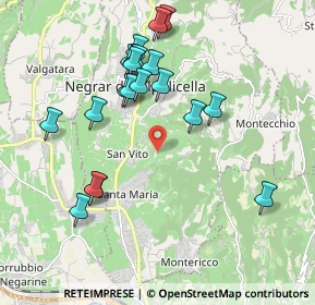 Mappa Via Ca' Coatto, 37024 Negrar di Valpolicella VR, Italia (1.9555)