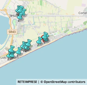 Mappa Via Danimarca, 30016 Lido di Jesolo VE, Italia (2.26118)