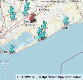 Mappa Via Danimarca, 30016 Lido di Jesolo VE, Italia (15.89857)