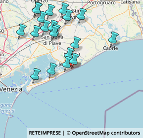 Mappa Via Danimarca, 30016 Lido di Jesolo VE, Italia (16.852)