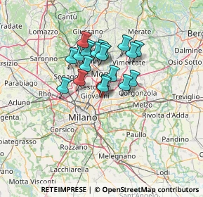 Mappa A51 Tangenziale Est Milano, 20132 Milano MI, Italia (9.838)