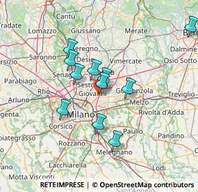 Mappa A51 Tangenziale Est Milano, 20132 Milano MI, Italia (11.82182)