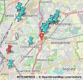 Mappa A51 Tangenziale Est Milano, 20132 Milano MI, Italia (2.16471)