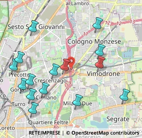 Mappa A51 Tangenziale Est Milano, 20132 Milano MI, Italia (2.40267)