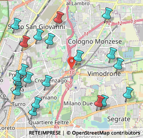 Mappa A51 Tangenziale Est Milano, 20132 Milano MI, Italia (2.679)