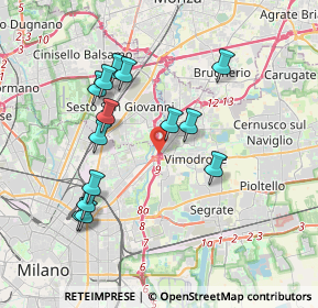 Mappa A51 Tangenziale Est Milano, 20132 Milano MI, Italia (3.64786)