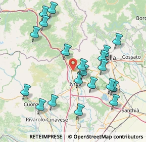 Mappa Via Antonio Gramsci, 10013 Borgofranco d'Ivrea TO, Italia (16.5165)