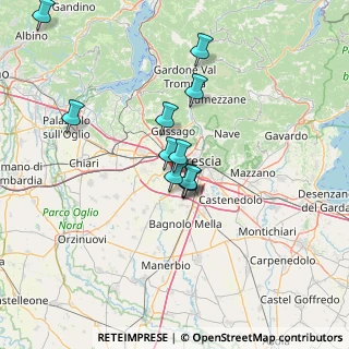 Mappa Via Giuseppe di Vittorio, 25125 Brescia BS, Italia (11.41182)