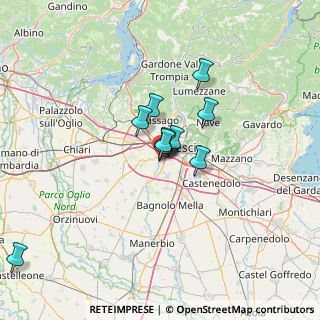 Mappa Via Giuseppe di Vittorio, 25125 Brescia BS, Italia (18.41857)