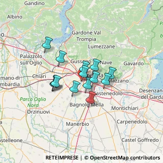 Mappa Via Giuseppe di Vittorio, 25125 Brescia BS, Italia (9.08214)